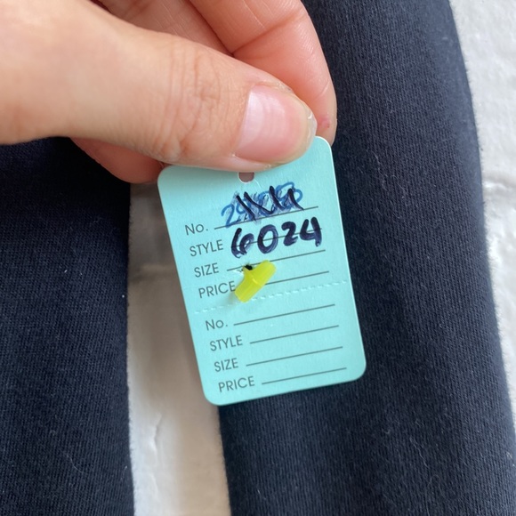 AMERICAN APPAREL Black double breasted V-neck cardigan - Picture 3 of 4